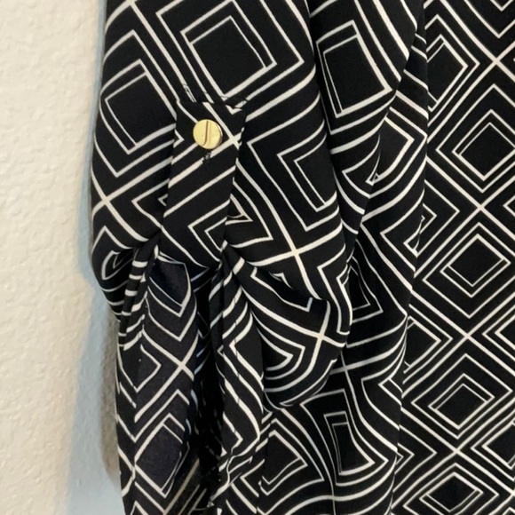 Jones New York Shift Dress Black White Size 16 - Picture 4 of 11